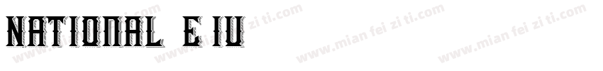 National Medium字体转换